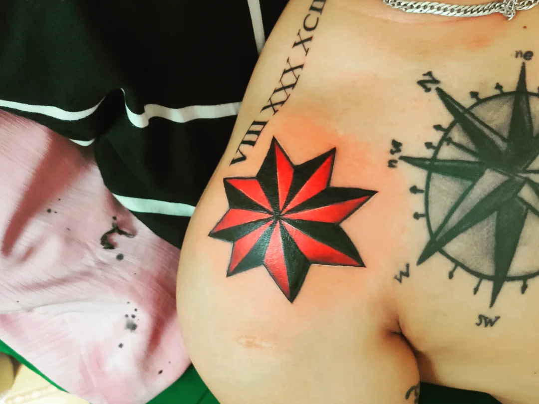 Tattoo by @r_a_tattoo — geometric
