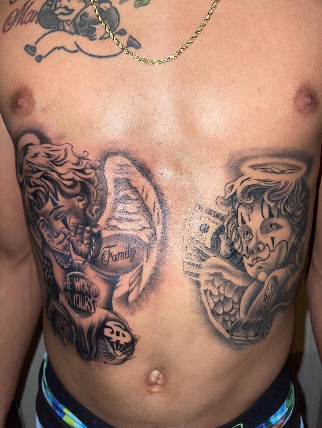 Tattoo by @therealdomgray β black_and_grey, realism