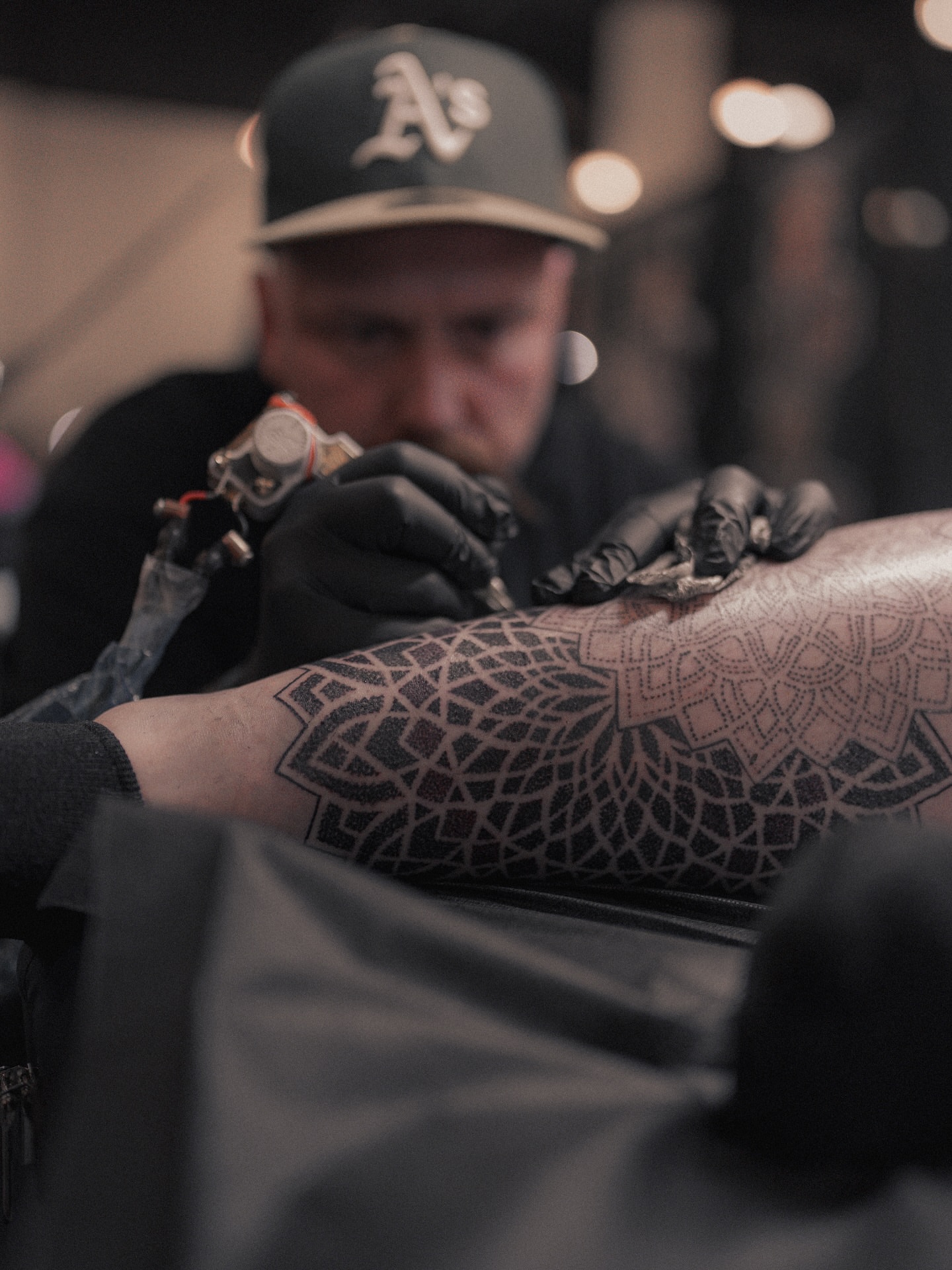 Geometric pattern geometric tattoo on the forearm by ⓝⓐⓘⓡⓐⓓⓞⓣⓢ