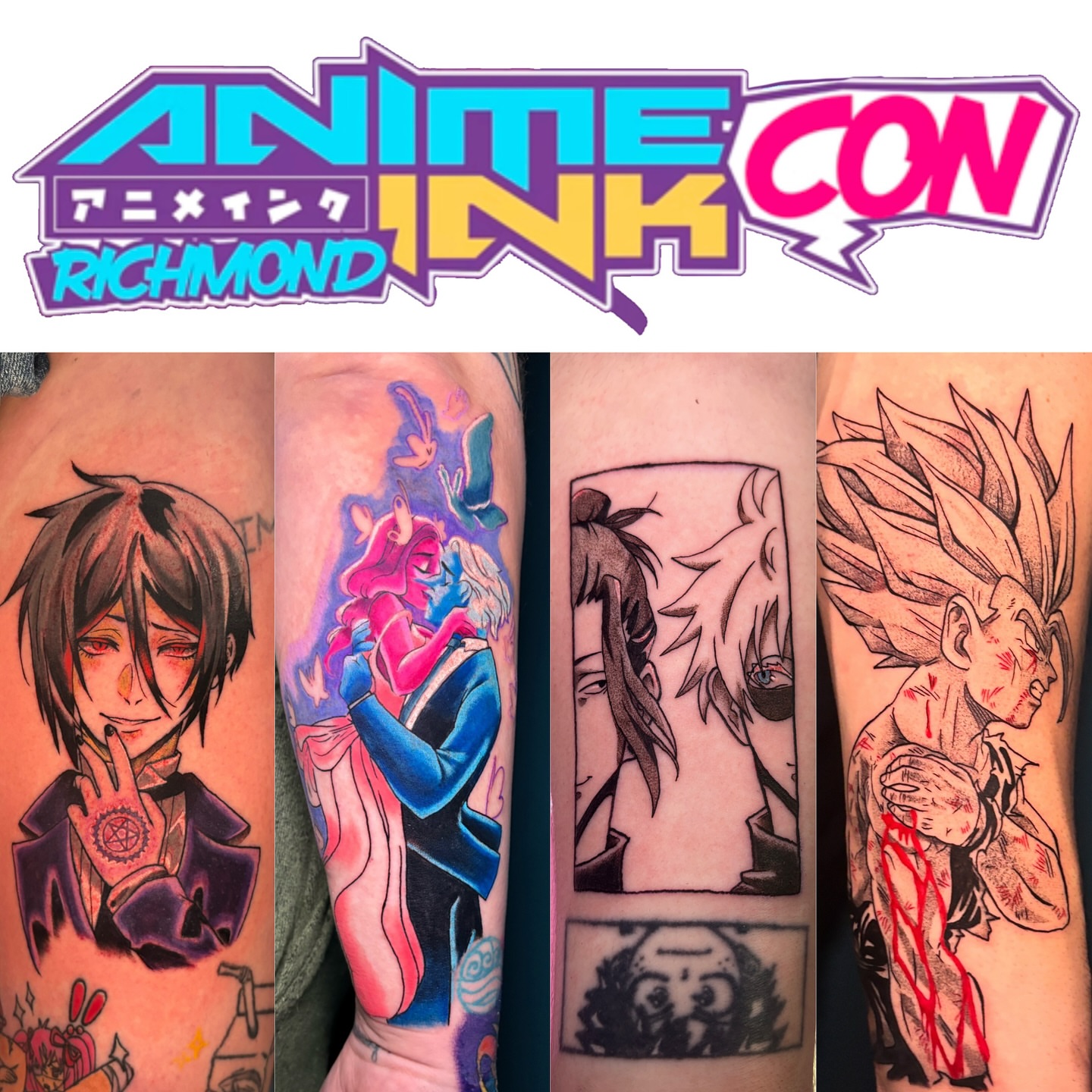Anime characters anime tattoo on the forearm by 🌸Mandy Blossoms🌸The Cosplaying Tattoo Artist🌸