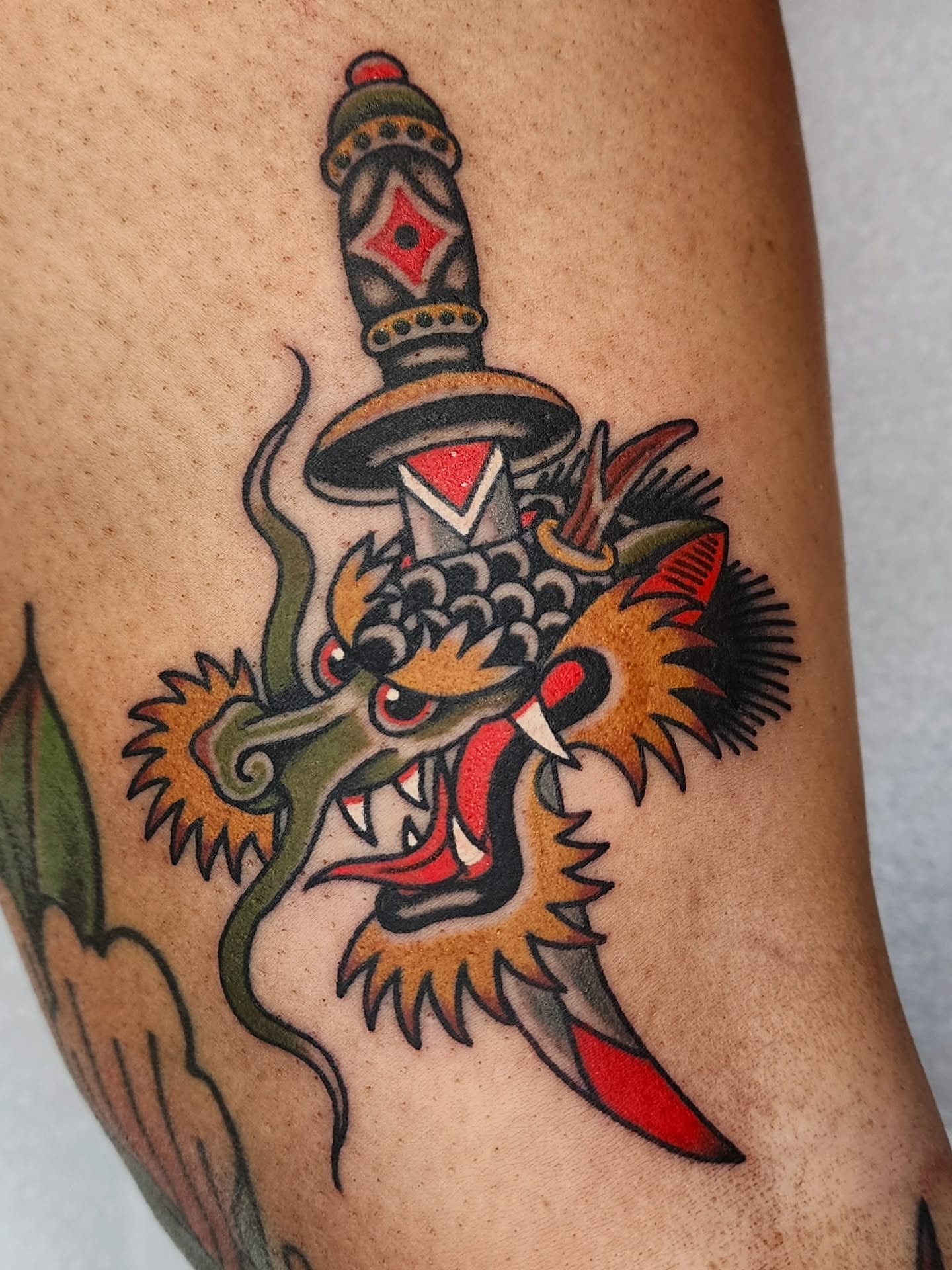 Tattoo by @adambarnestattooer โ american_traditional