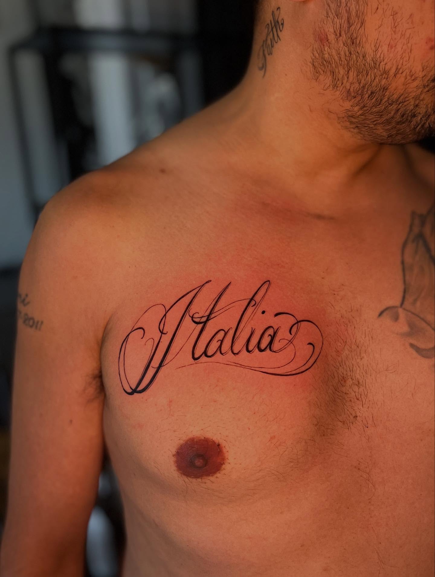 Tattoo by @pyero_ink — lettering_script
