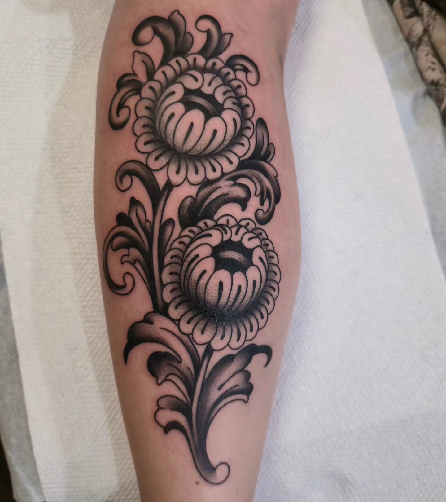 Tattoo by @jballardtattoos — black_and_grey