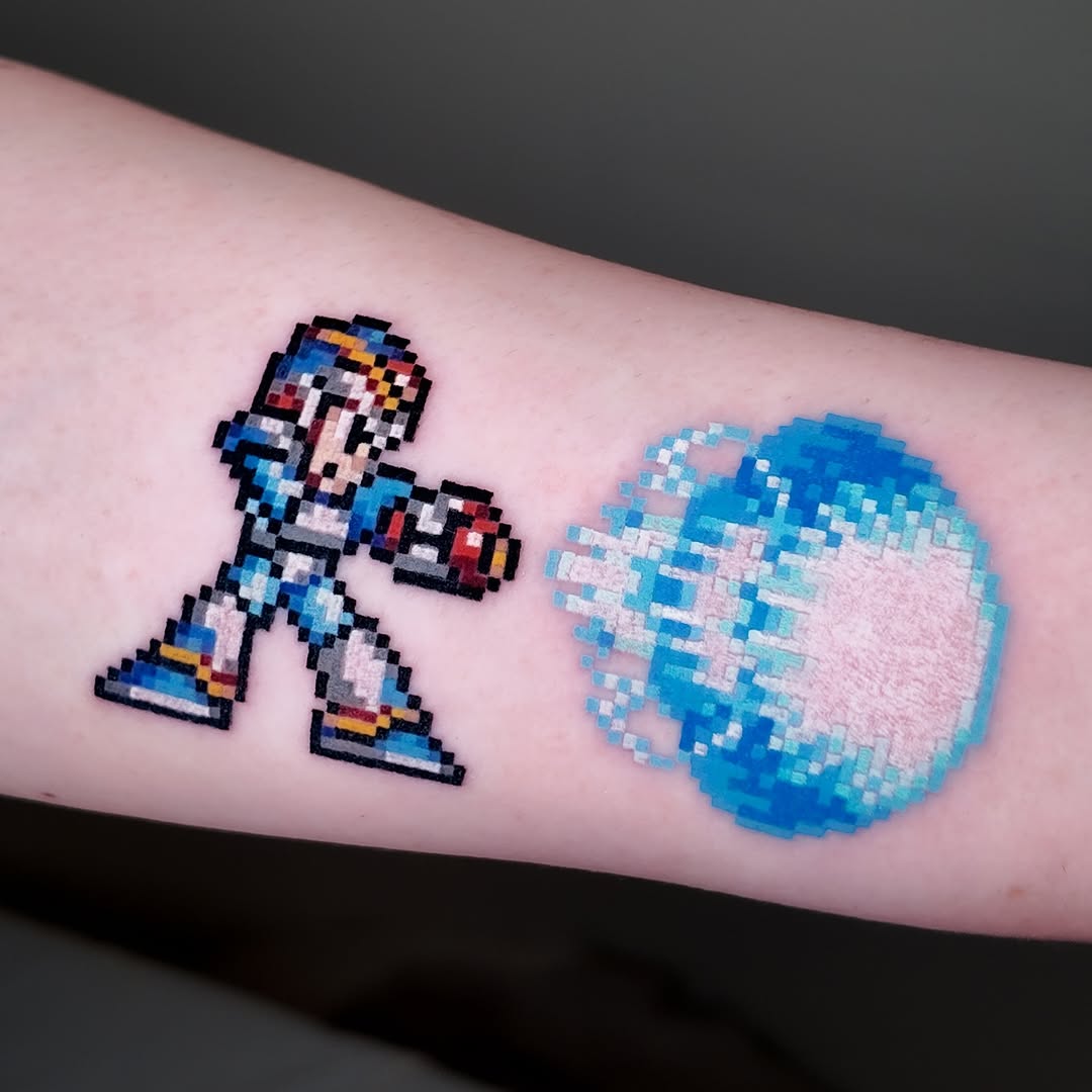 Tattoo by @mrpixel.tattooer — anime