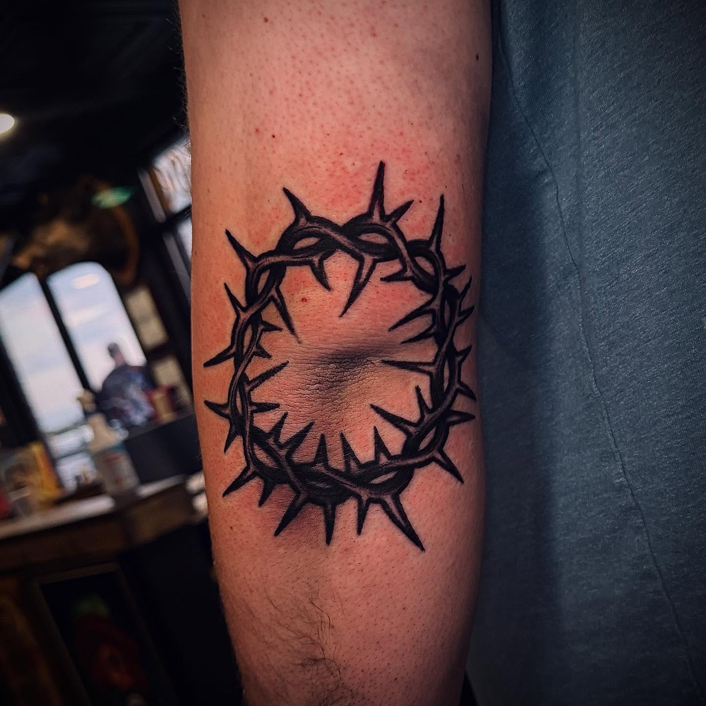 Tattoo by @alexjoelletattooer — black_and_grey