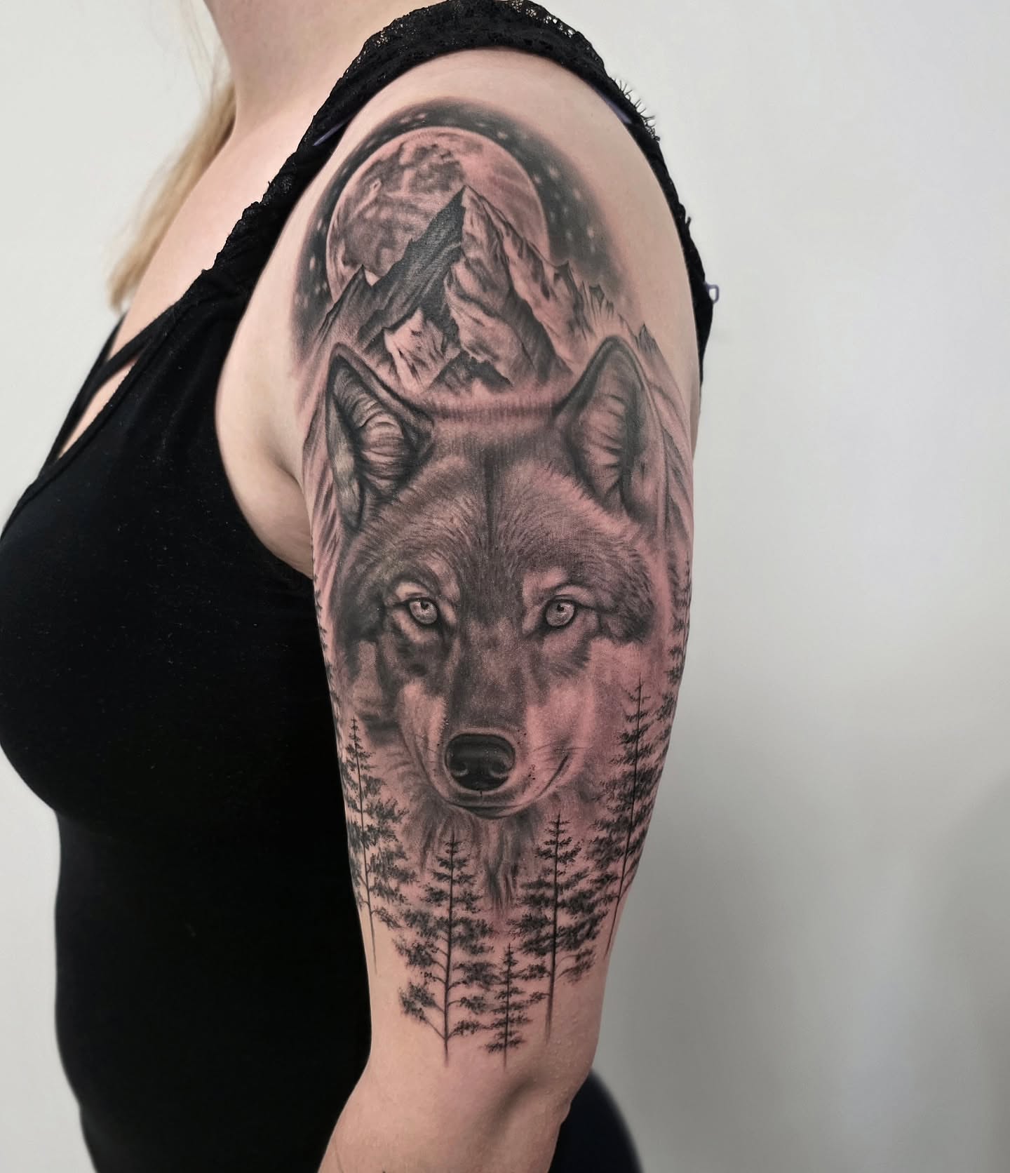 Tattoo by @paige.nicole.tattoos — realism, black_and_grey