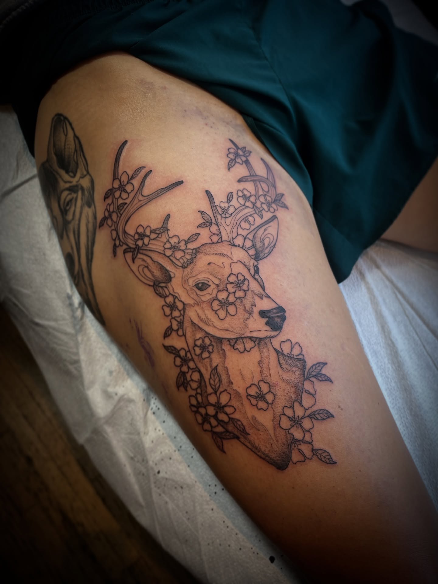 Tattoo by @fraserwright — dotwork, black_and_grey