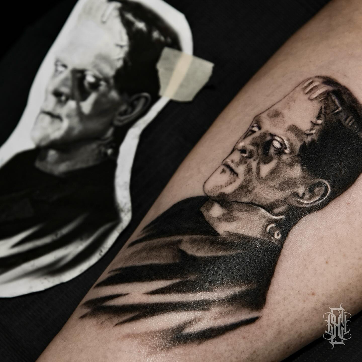Tattoo by @derracula — realism, black_and_grey