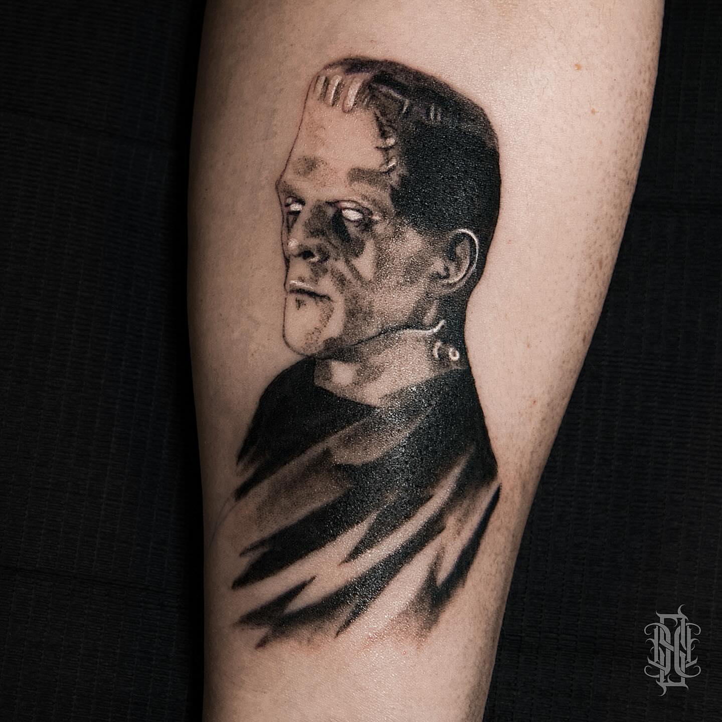 Tattoo by @derracula — black_and_grey, realism