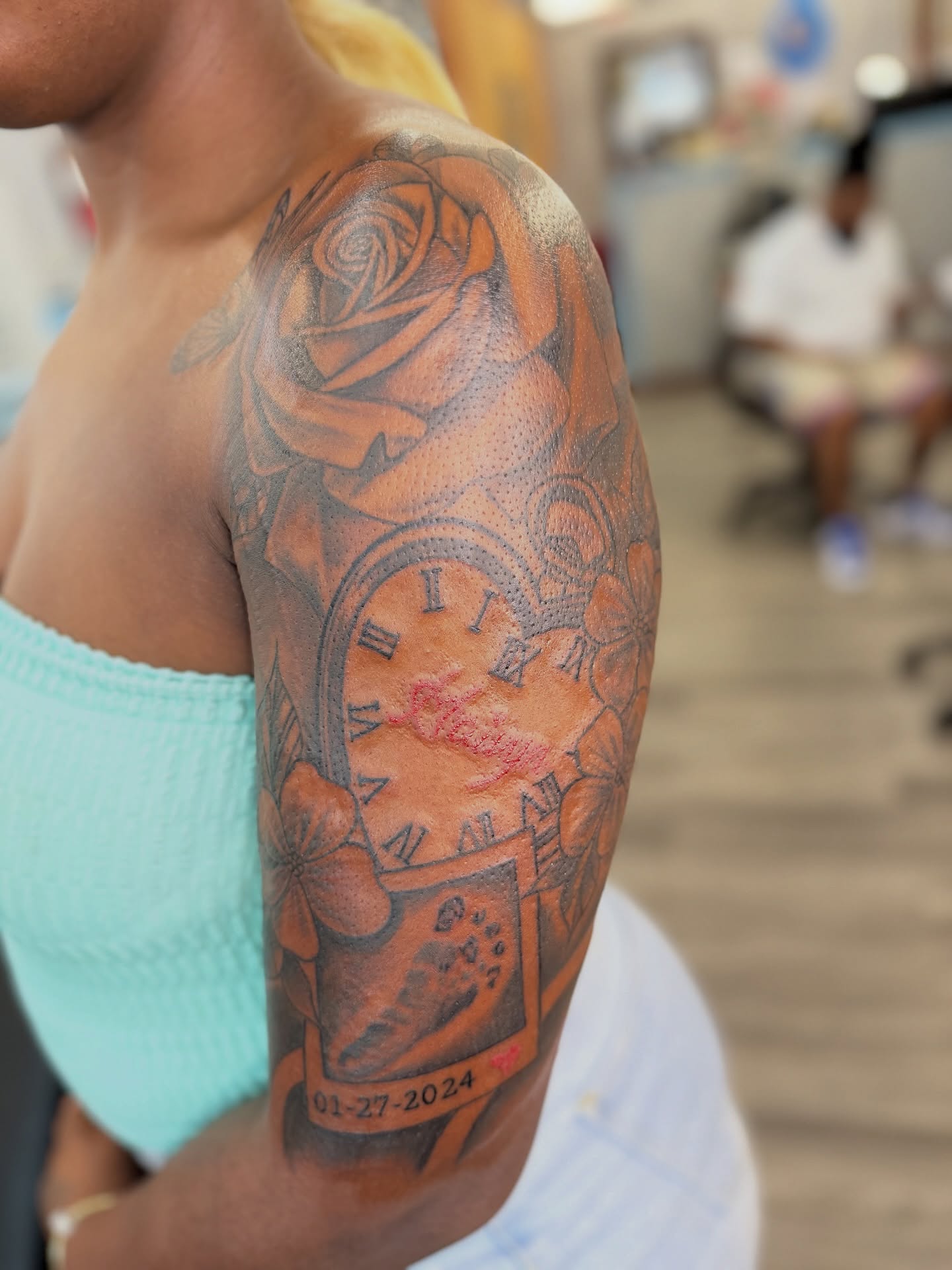 Tattoo by @inkbyjaee — black_and_grey