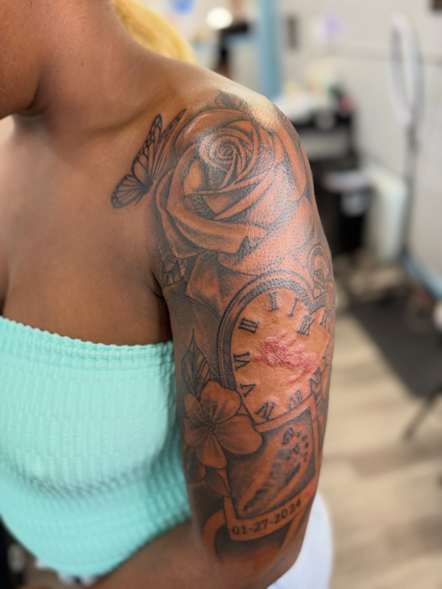 Tattoo by @inkbyjaee — black_and_grey