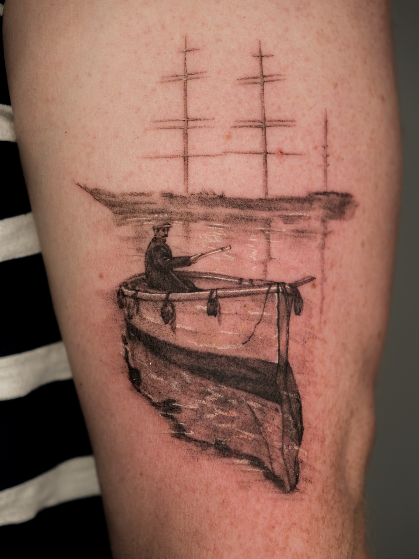Tattoo by @emma.tattoos — black_and_grey