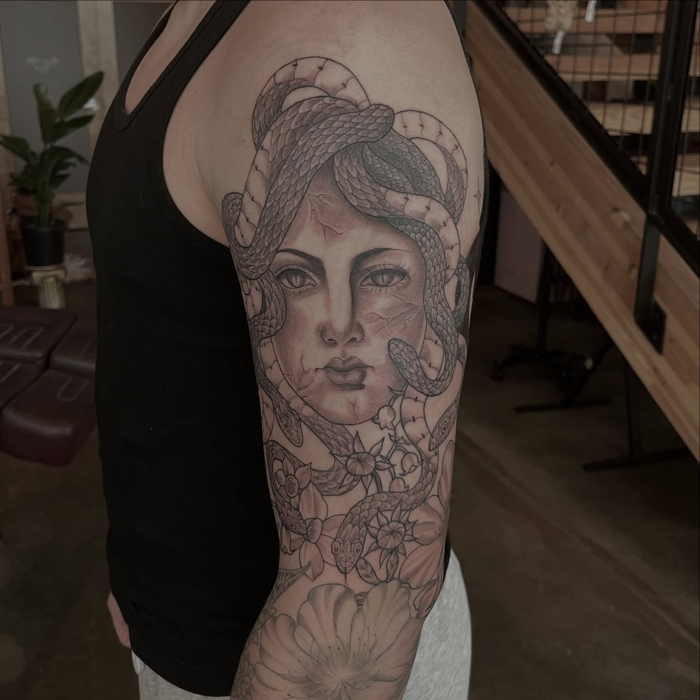 Tattoo by @nimimatattoo — realism, black_and_grey