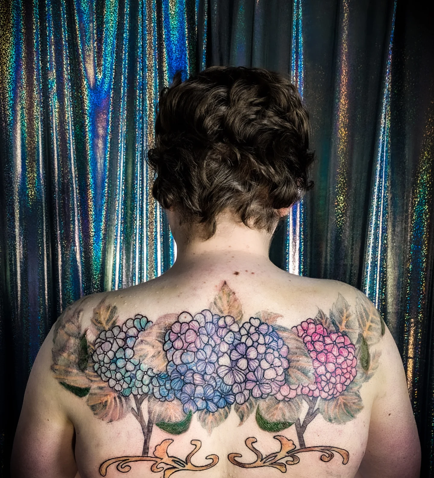 Tattoo by @scarygilvarrytattoo — dotwork