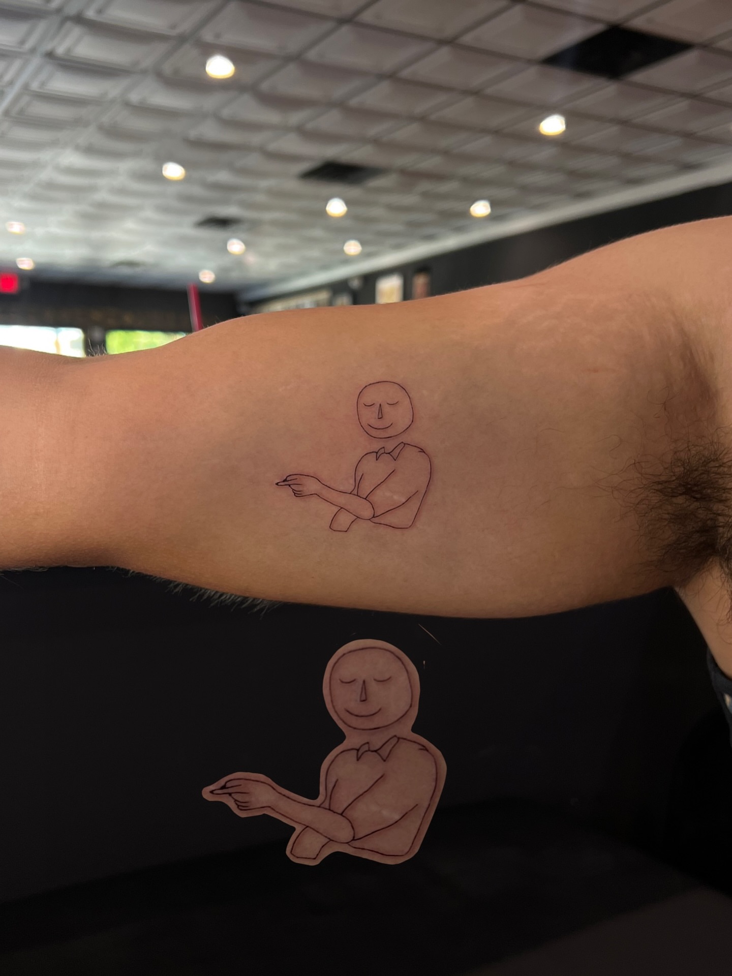 Tattoo by @permanentsticker β minimalist