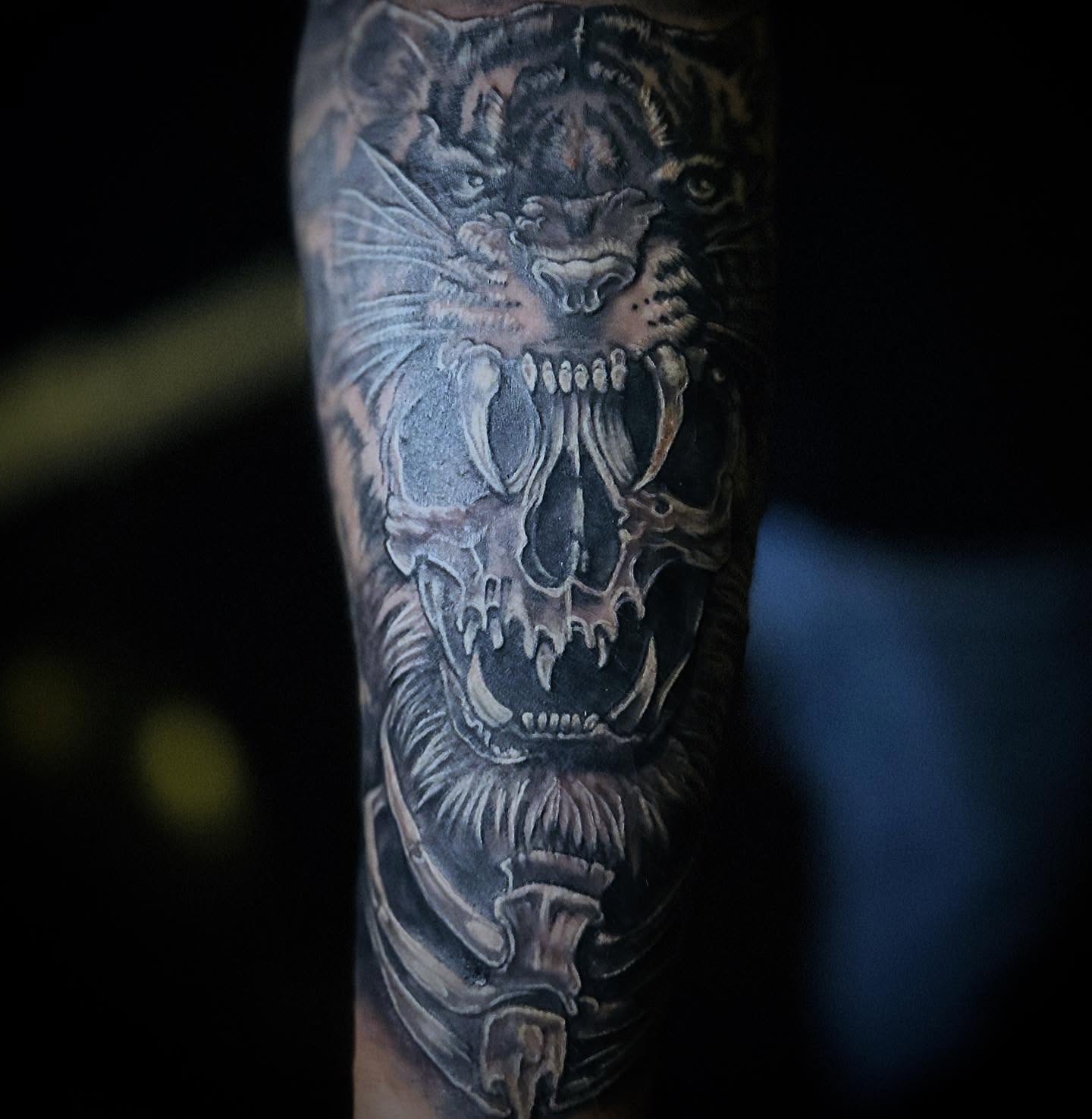 Tattoo by @eddieshawtattoos — black_and_grey, realism
