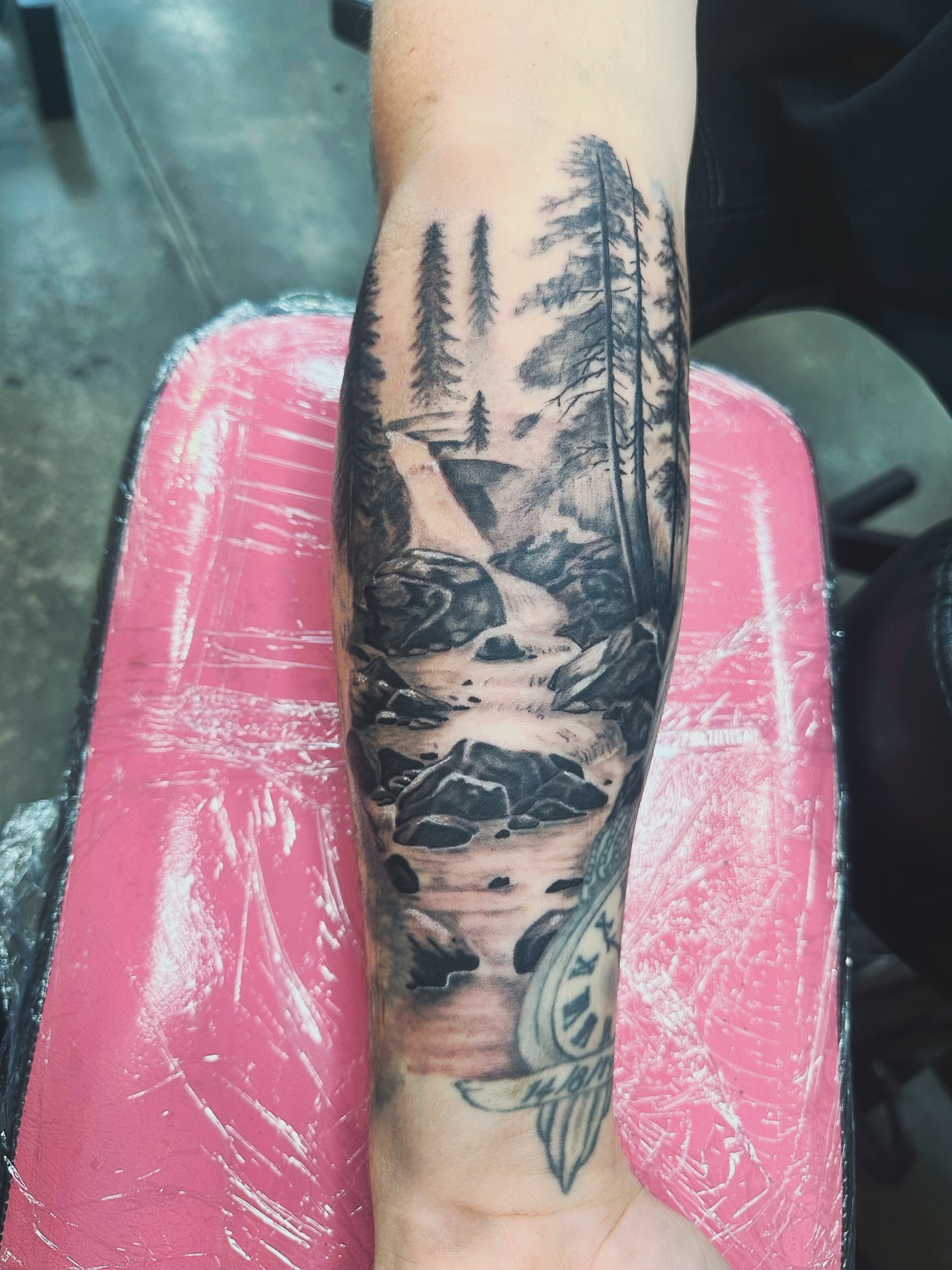 Tattoo by @juzzytatts — realism, black_and_grey