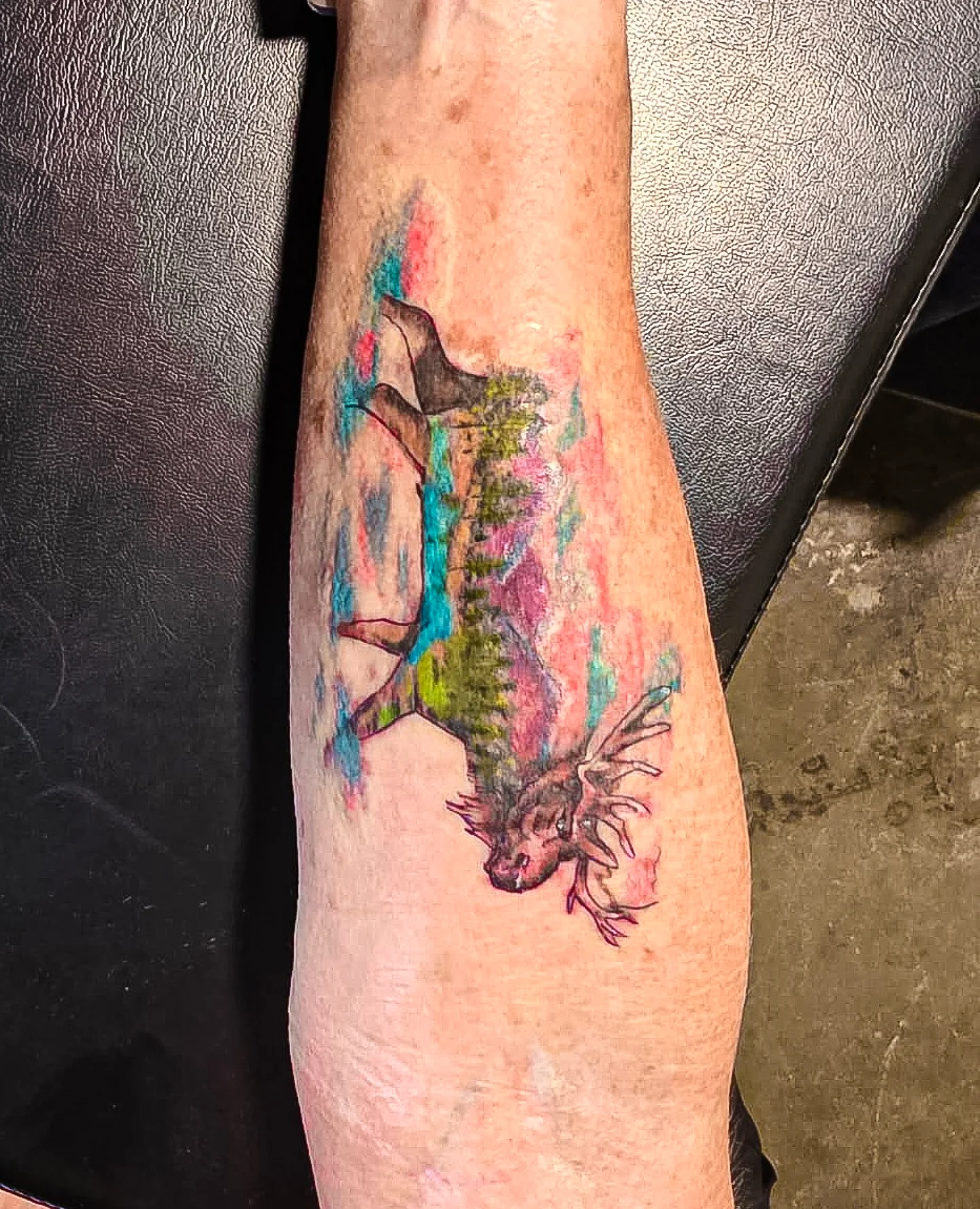 Tattoo by @veroinks — watercolor