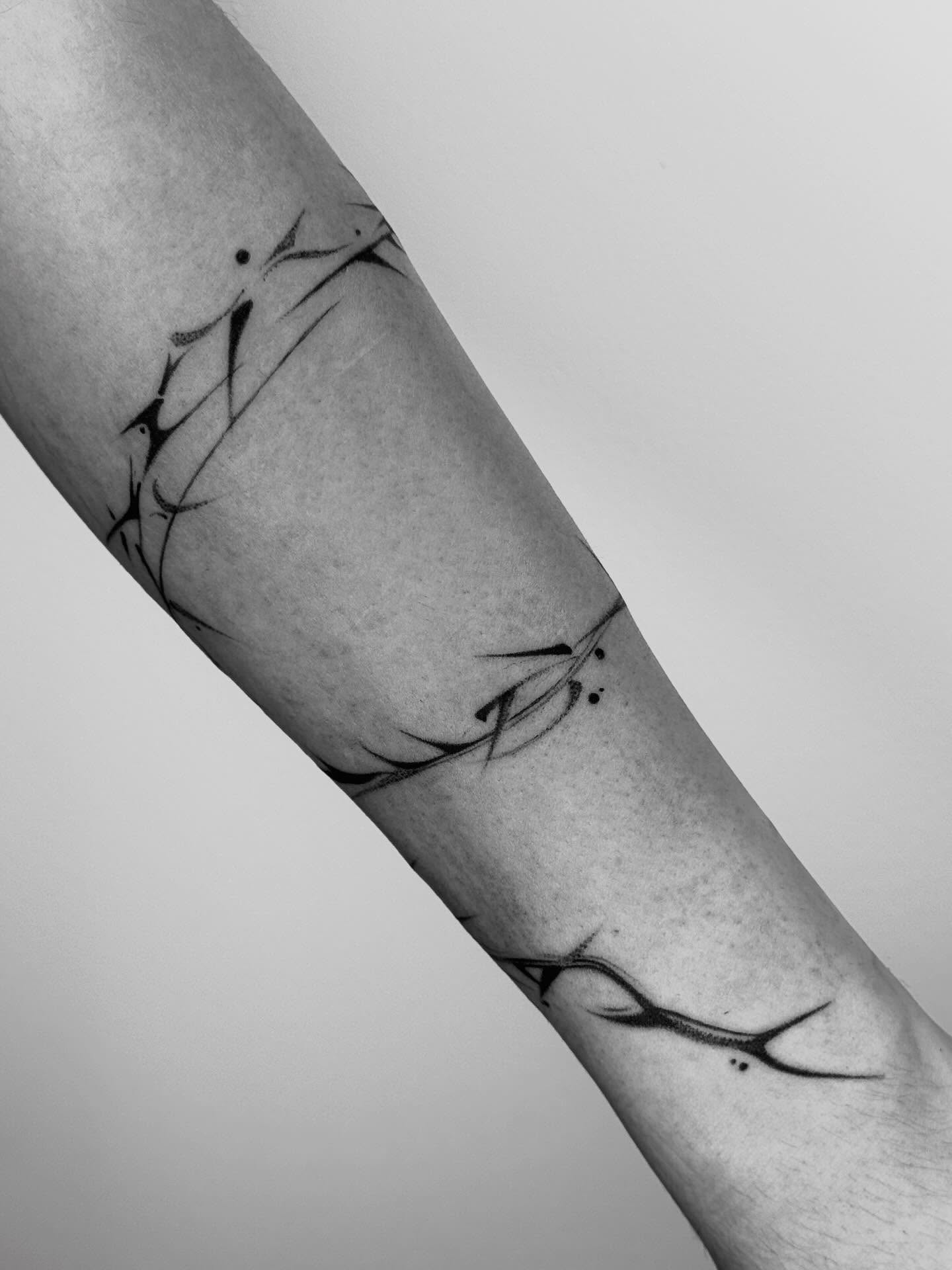 Tattoo by @markedbyyvonne — geometric