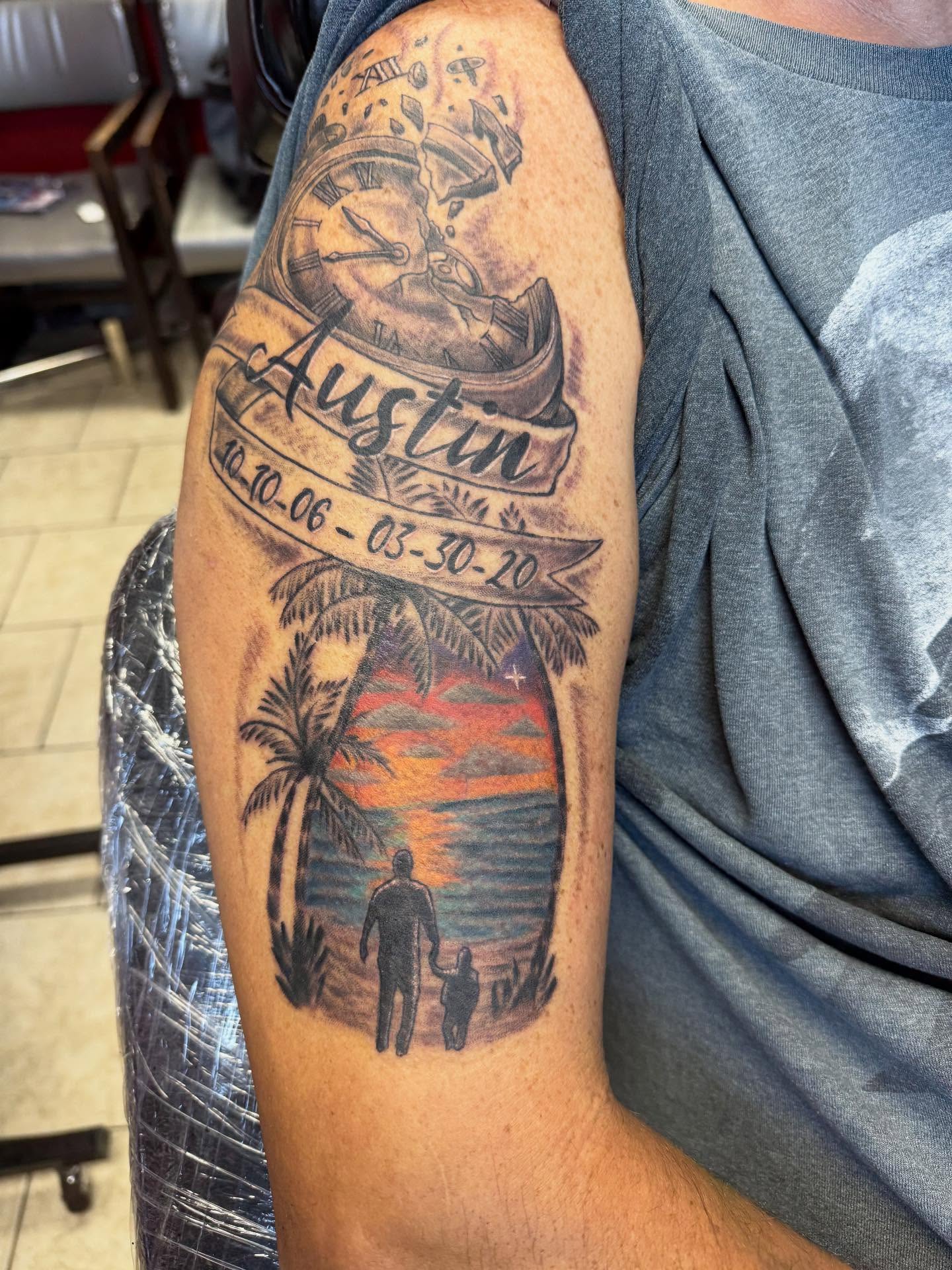 Tattoo by @shawnmichaelstattoos — black_and_grey, realism