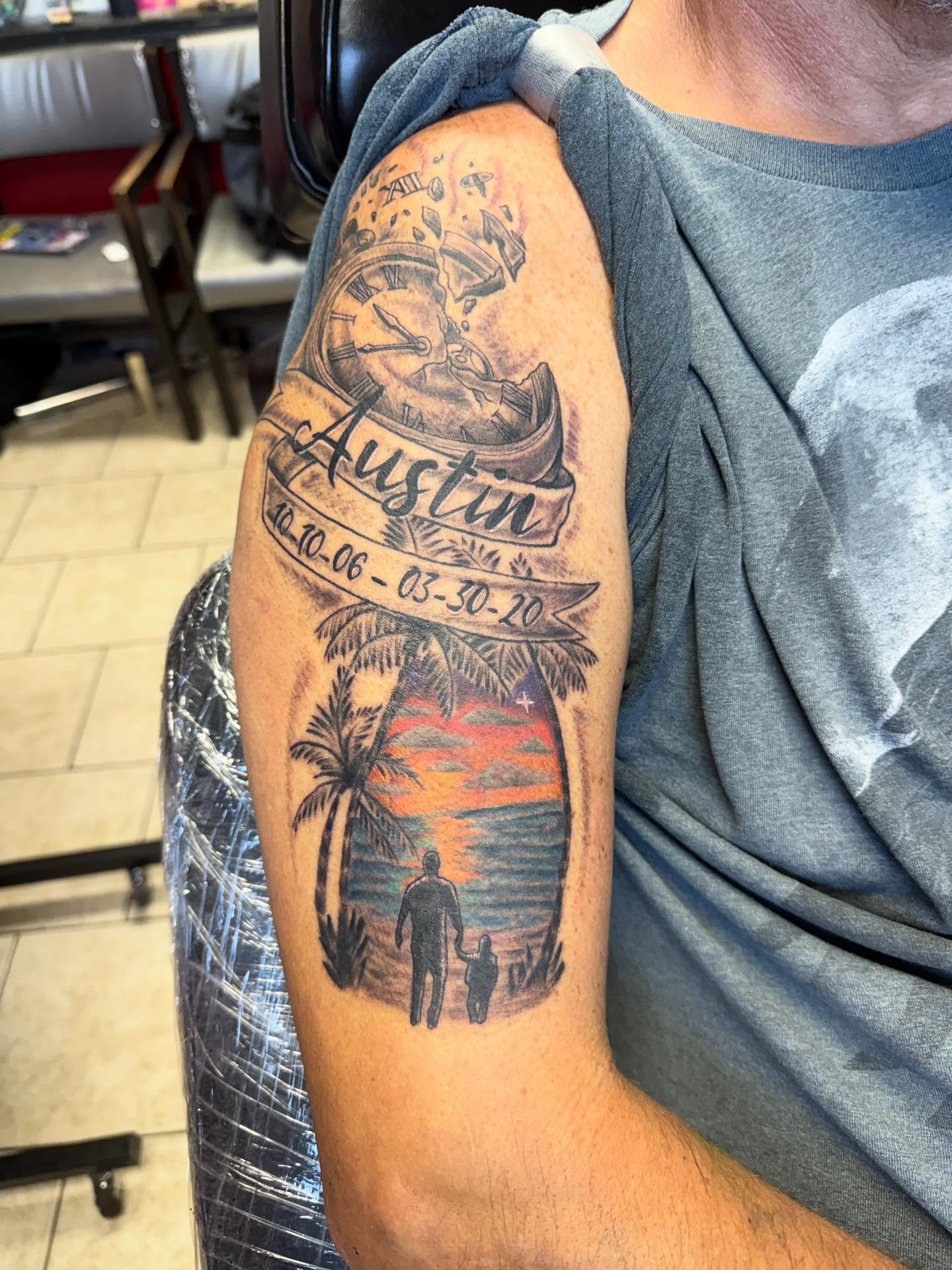 Tattoo by @shawnmichaelstattoos — realism, black_and_grey