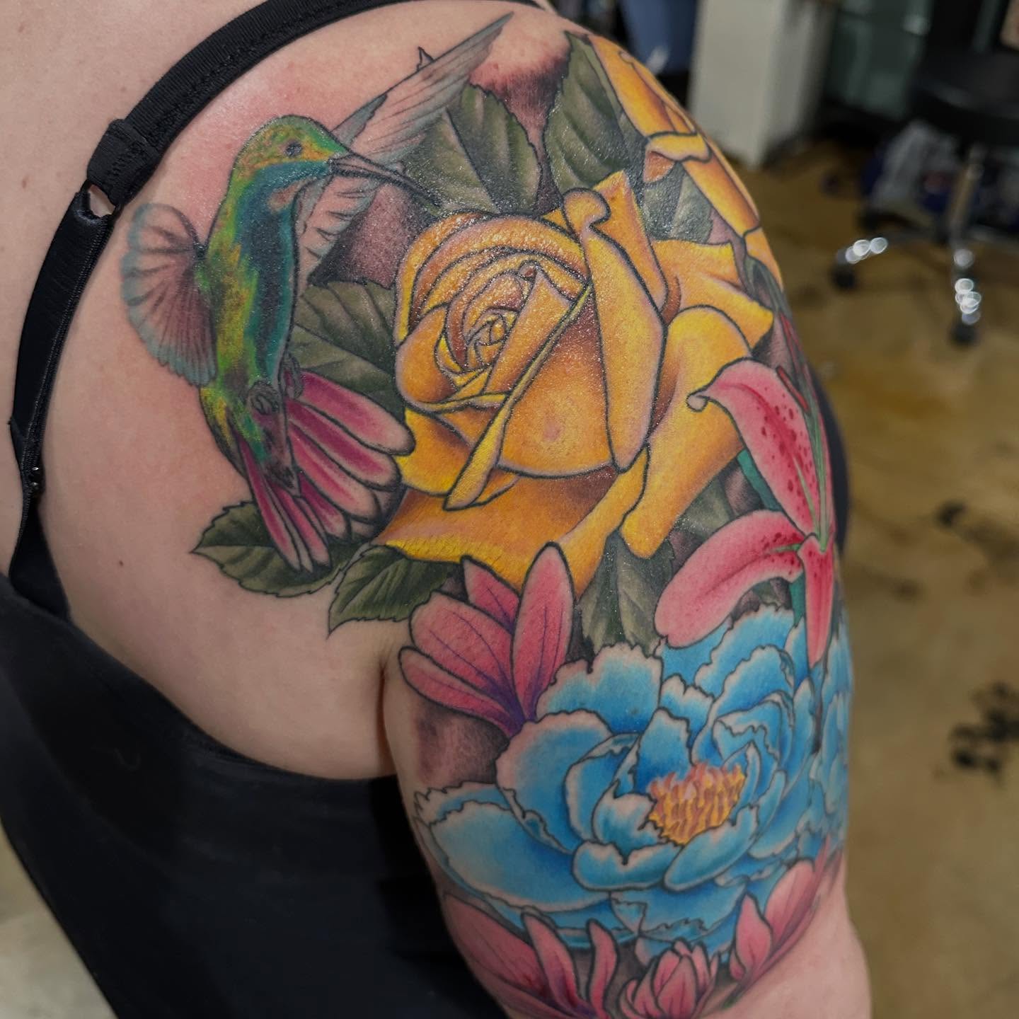 Tattoo by @gravestattooer — realism, watercolor