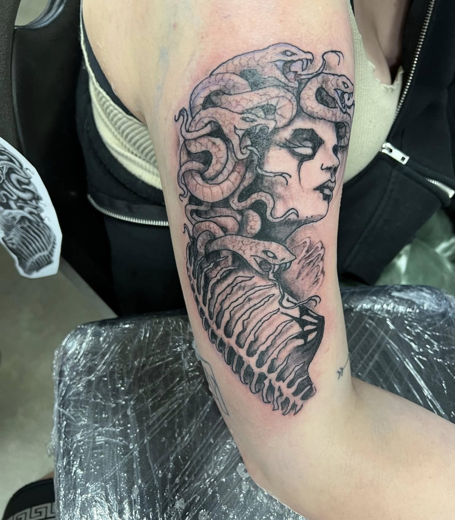 Tattoo by @lucast48 — black_and_grey, realism