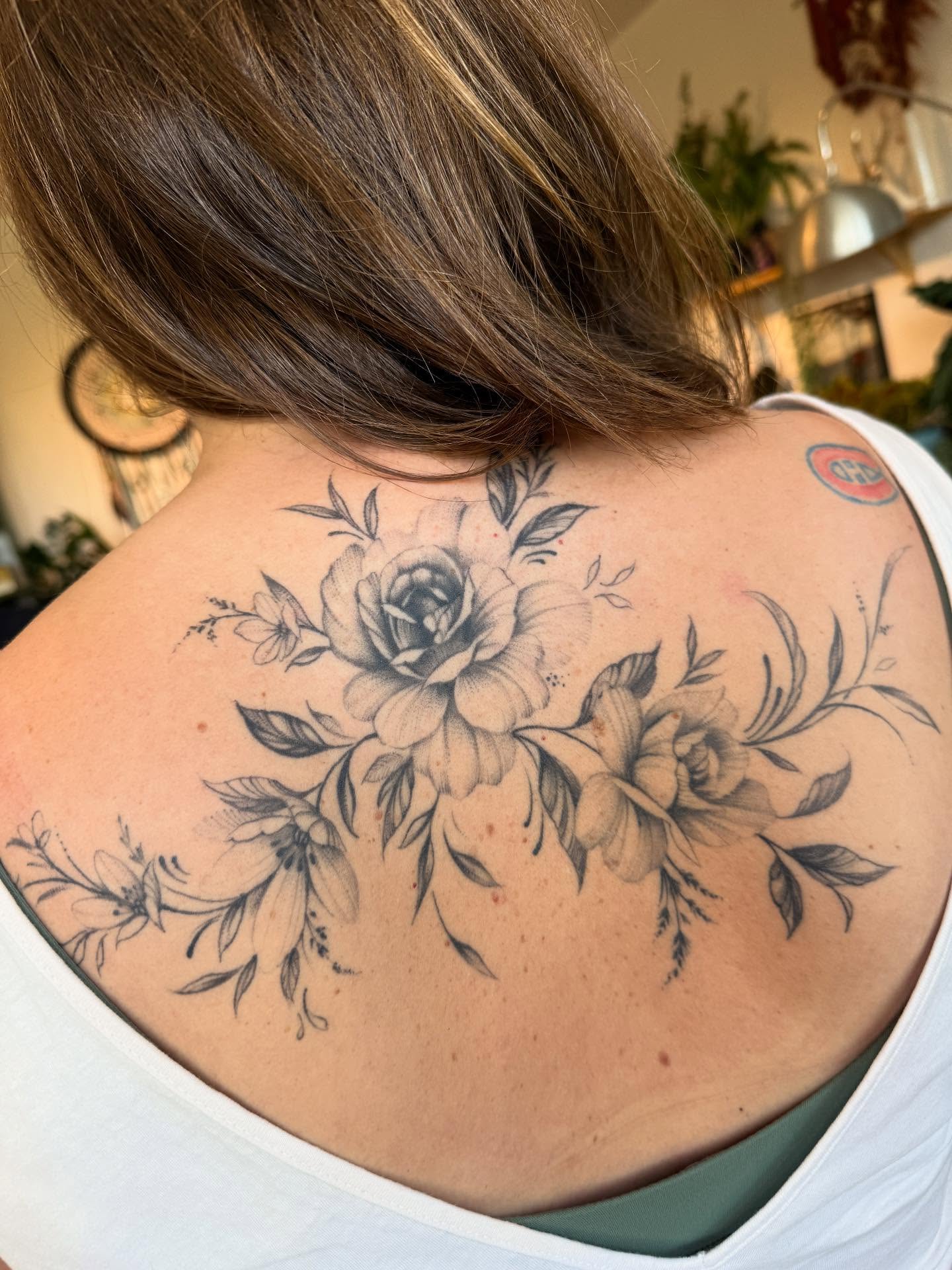 Tattoo by @slaubcreation — black_and_grey
