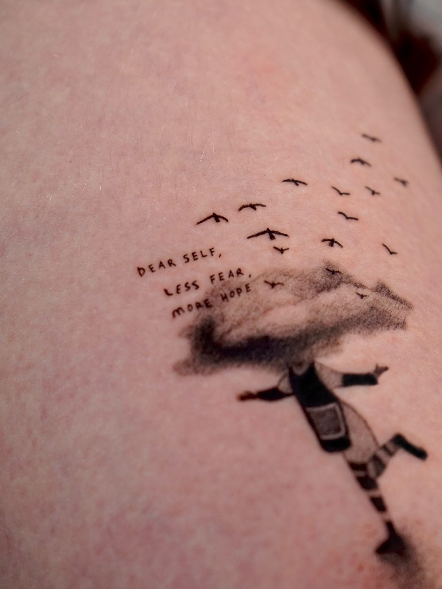 Tattoo by @metinkaraatli — dotwork, minimalist