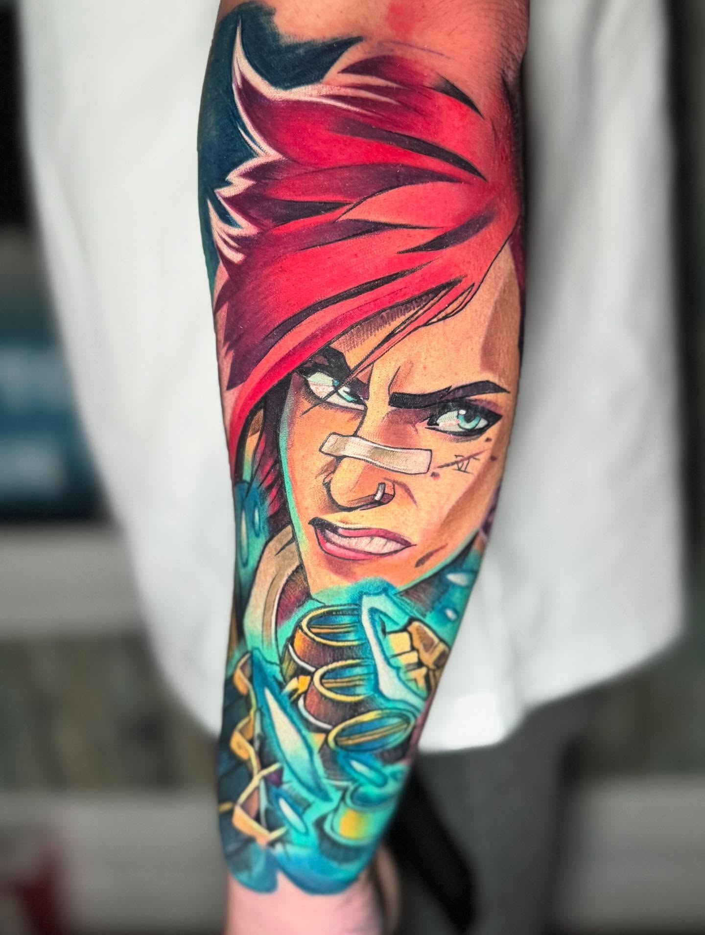 Tattoo by @piercingsbybefffff_ — anime, realism