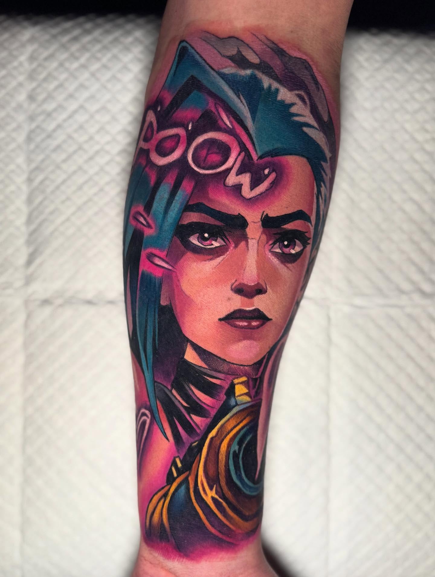 Tattoo by @piercingsbybefffff_ — realism, anime