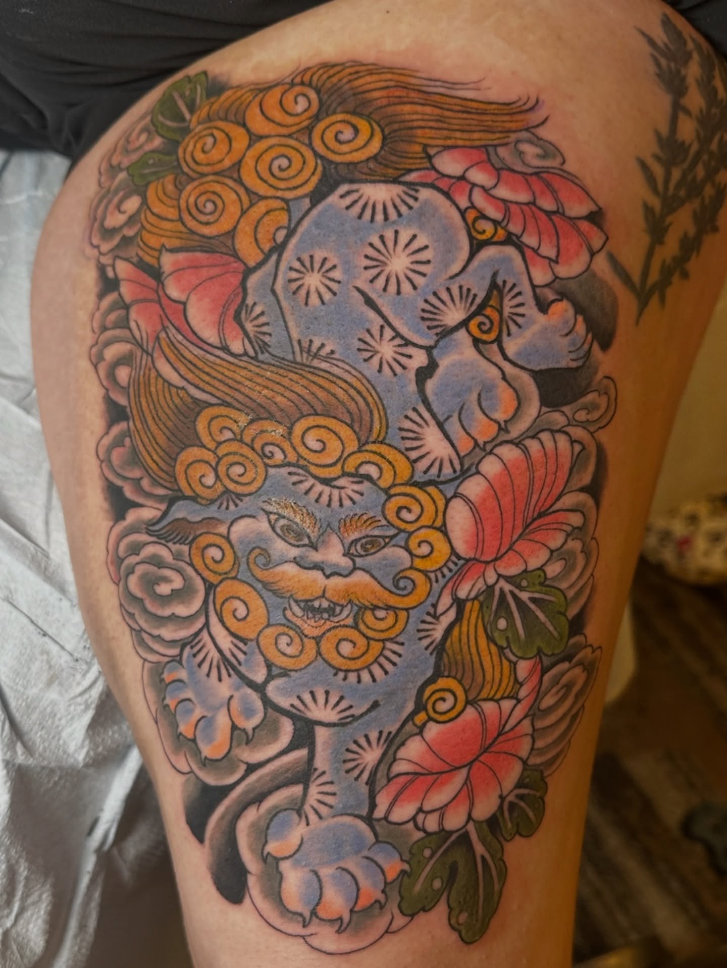 Tattoo by @callme.tvulture — american_traditional, japanese_irezumi
