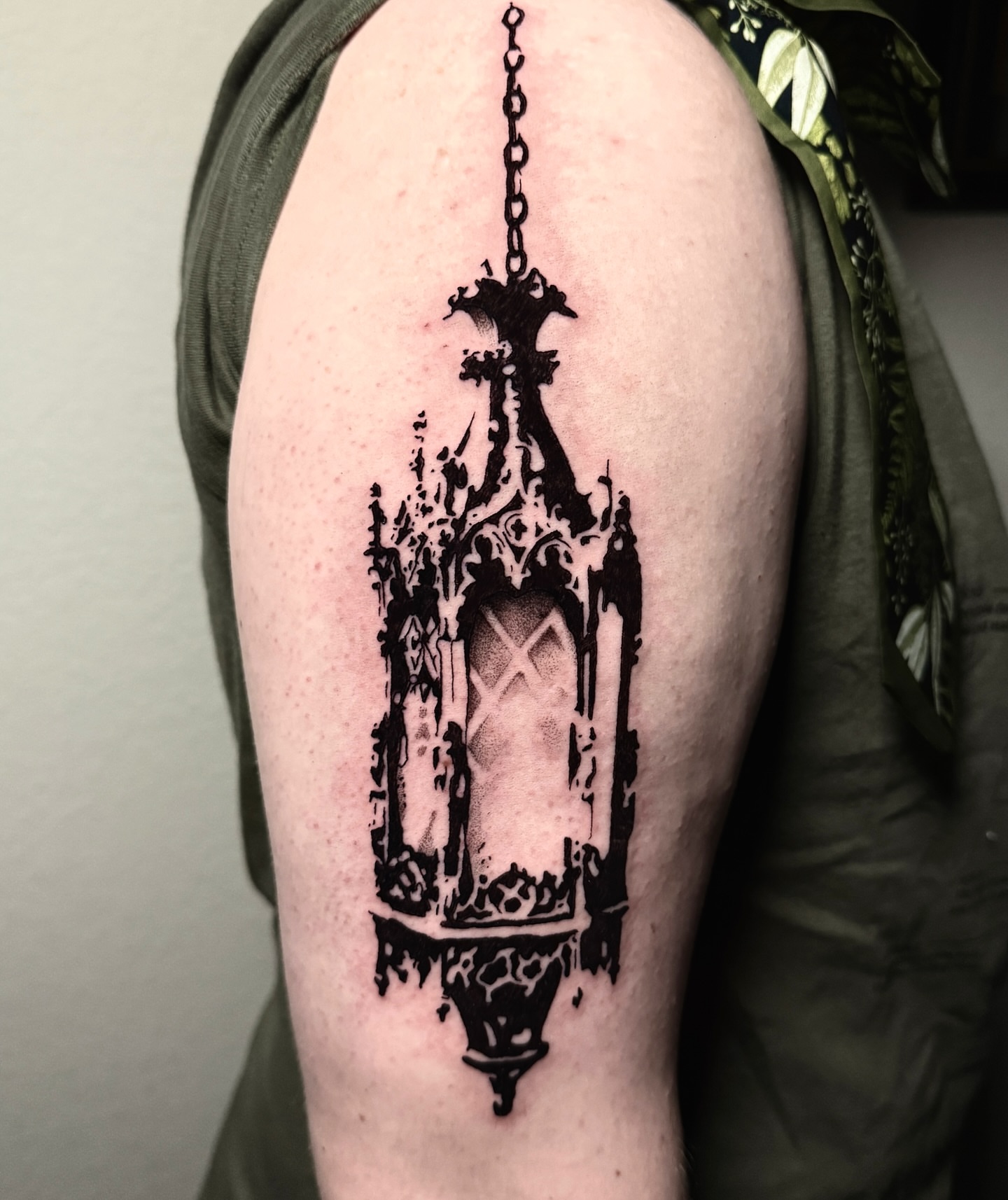Tattoo by @lethaltearstattoo — black_and_grey