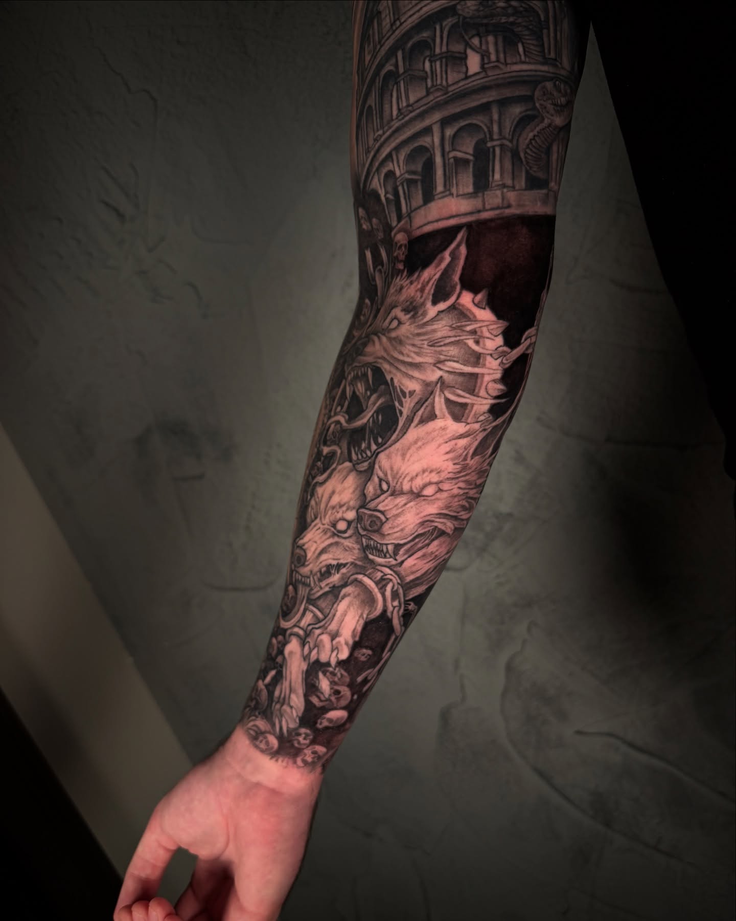 Tattoo by @ethanlundtattooing — black_and_grey, realism
