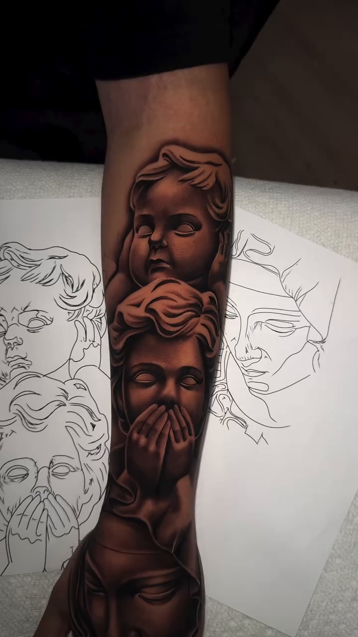 Tattoo by @cees_inks — realism, black_and_grey