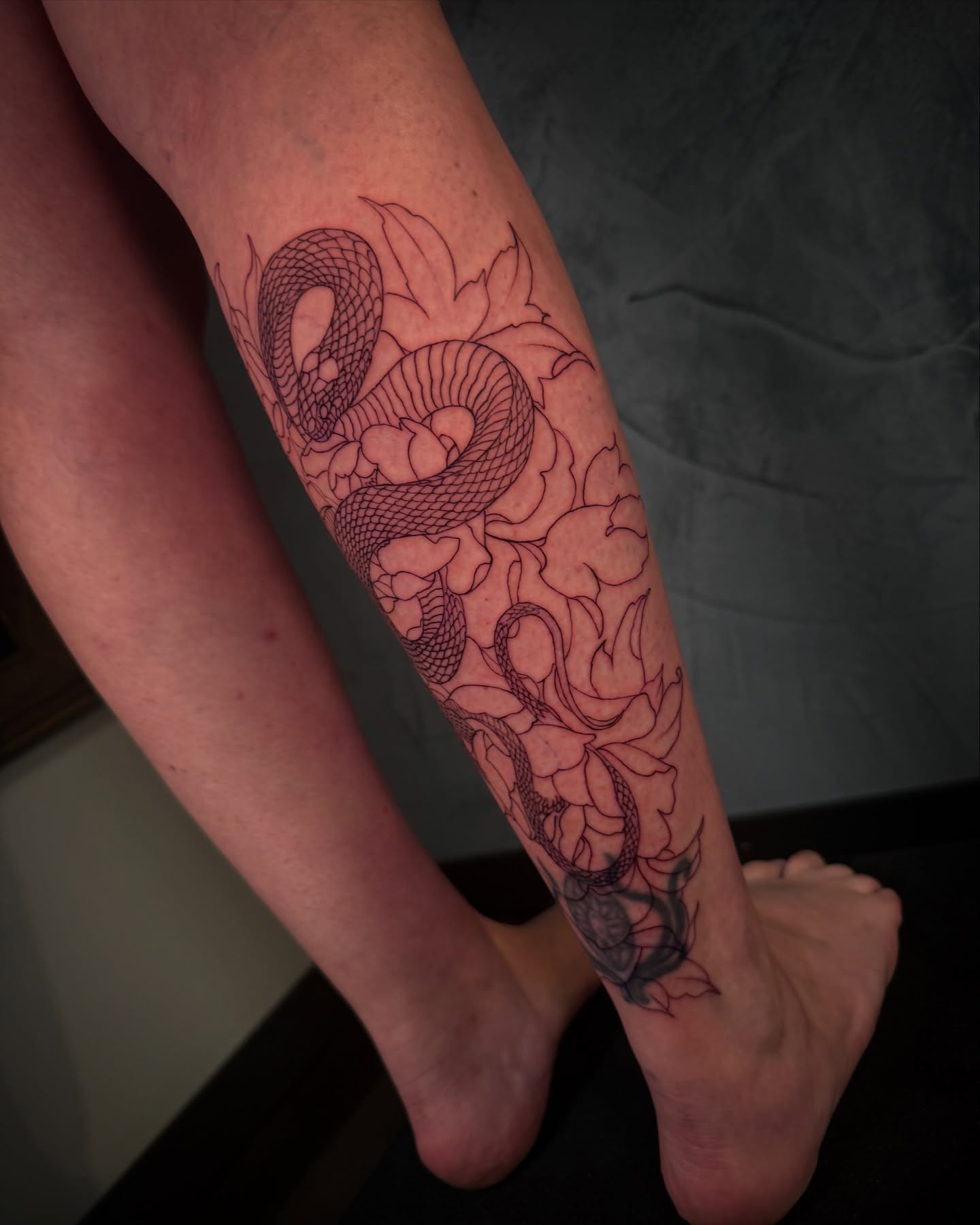 Tattoo by @ethanlundtattooing — black_and_grey