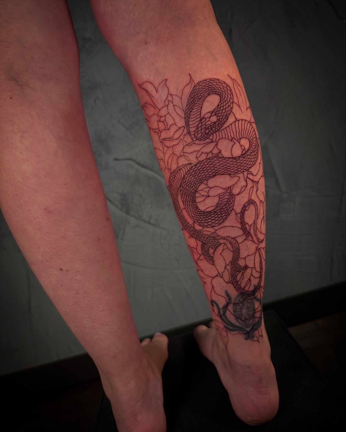 Tattoo by @ethanlundtattooing — black_and_grey