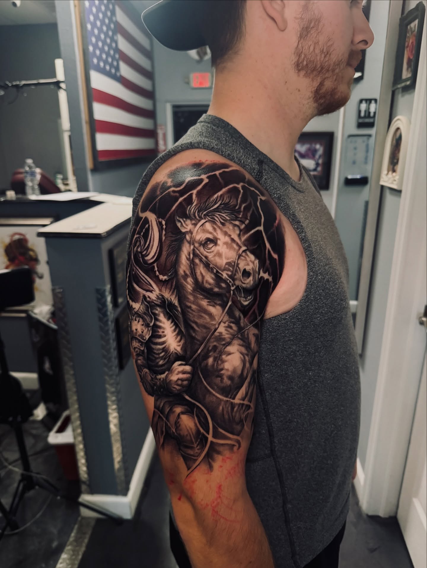 Tattoo by @artravieso_tattoo — realism, dark_realism