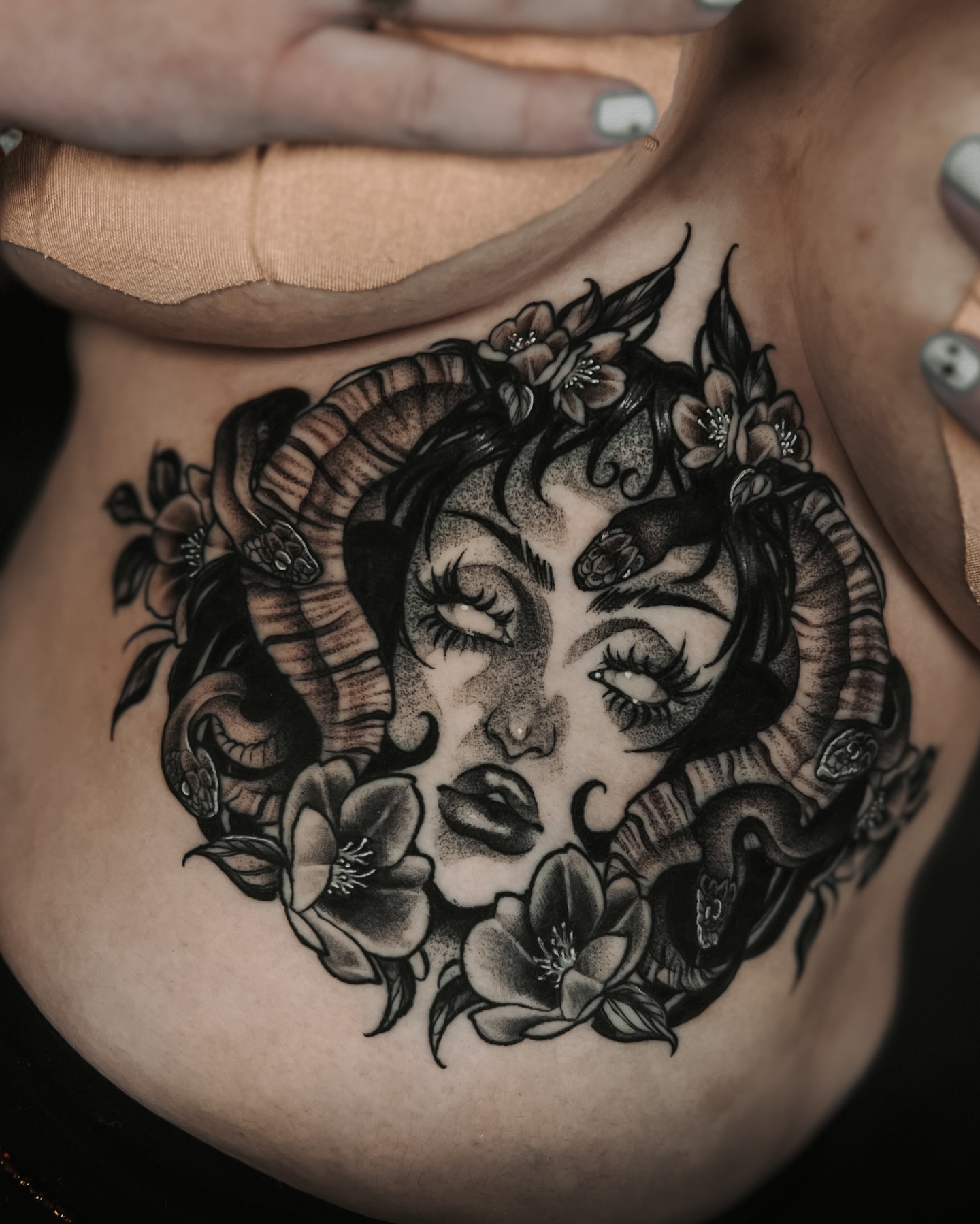 Tattoo by @xandria.tattoos β black_and_grey