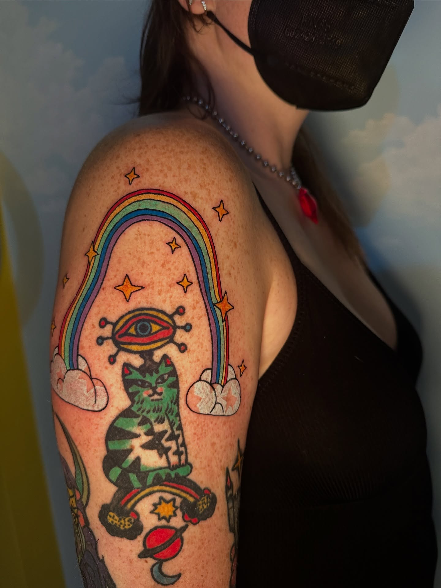 Tattoo by @deggy_tattoo — new_school, dotwork
