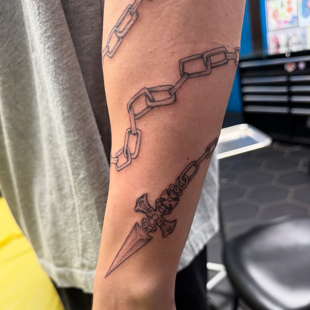 Tattoo by @tattooshananigans — black_and_grey, realism