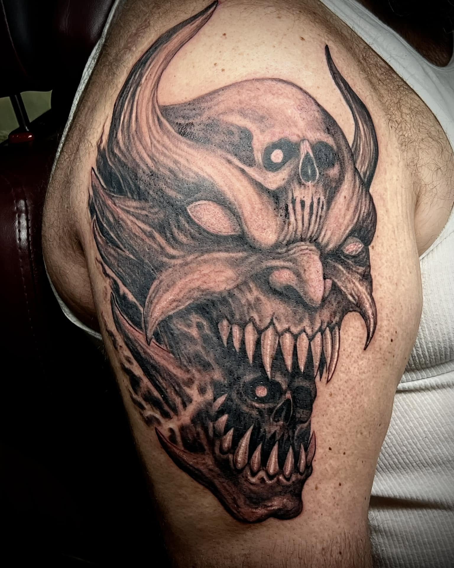 Tattoo by @steventefft — dark_realism