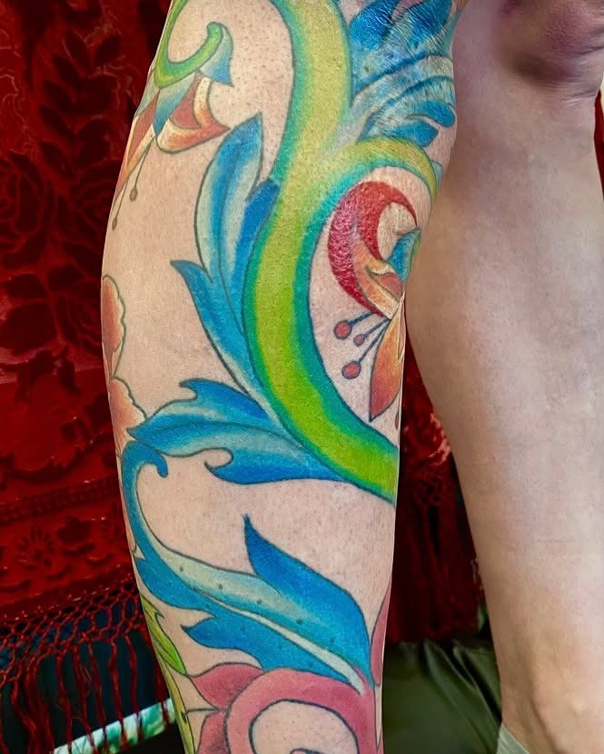 Tattoo by @vyvyn — new_school, watercolor