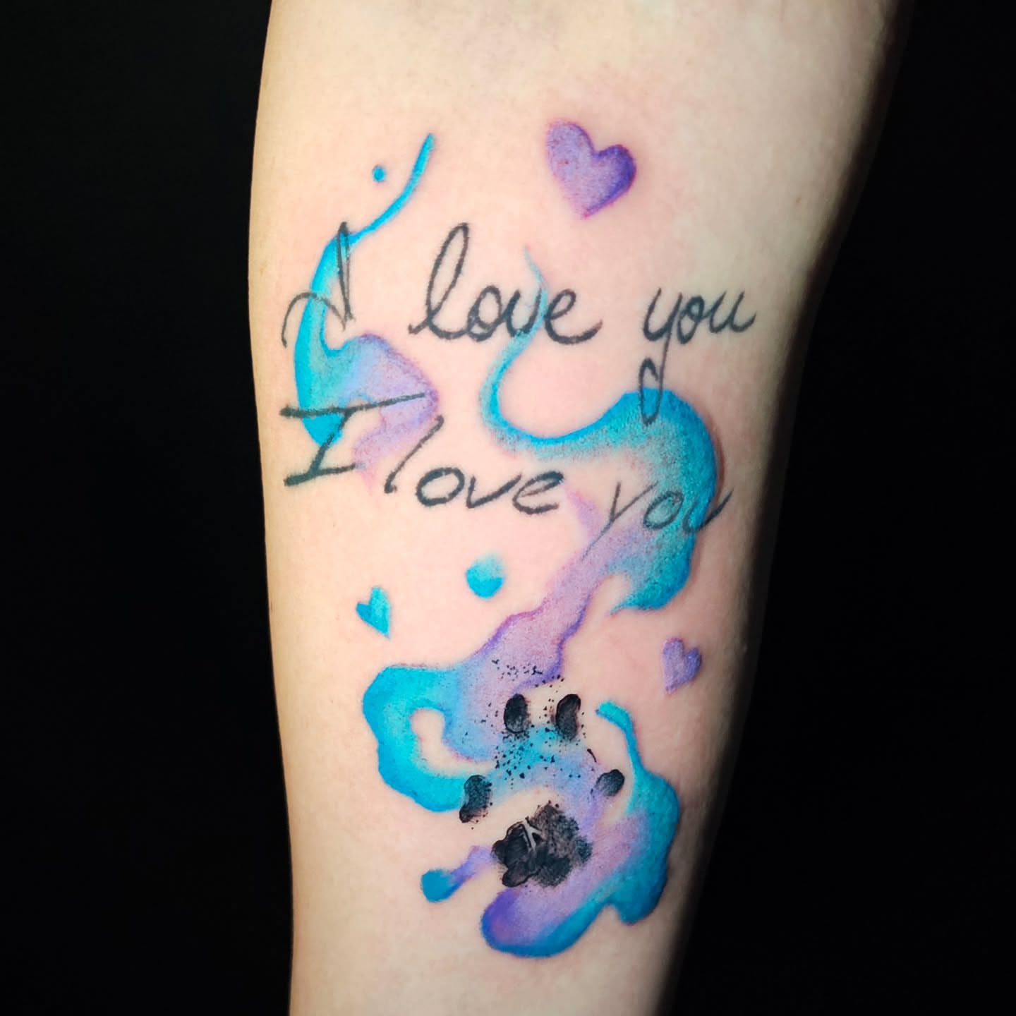 Tattoo by @ashweetattoo — watercolor