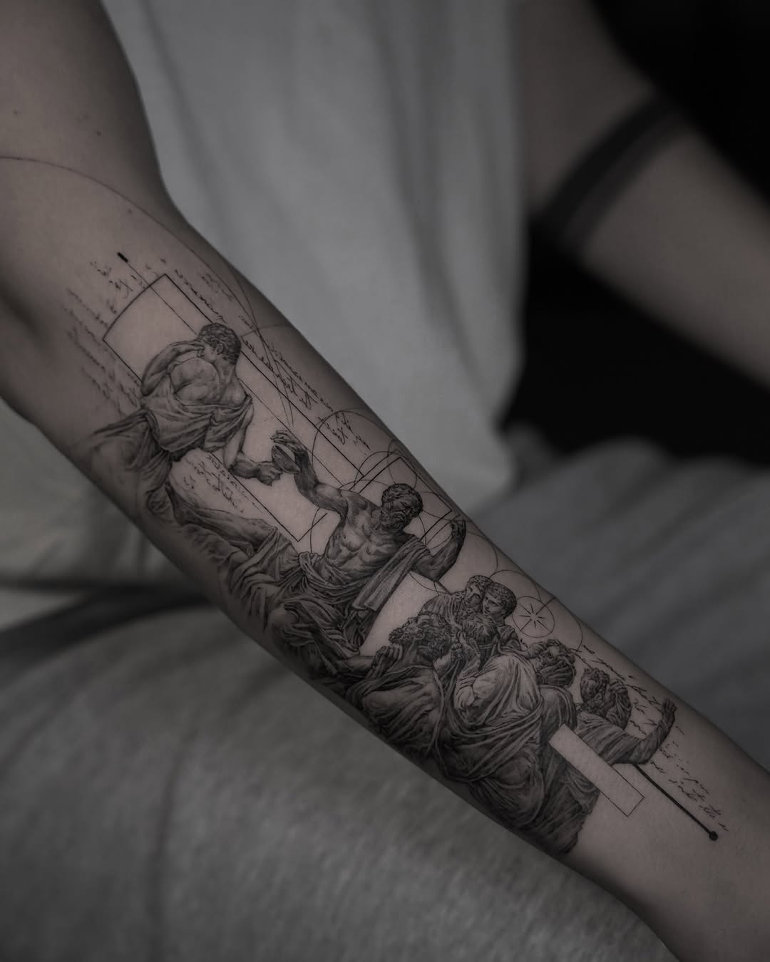 Tattoo by @the_devlintattoos — realism, black_and_grey