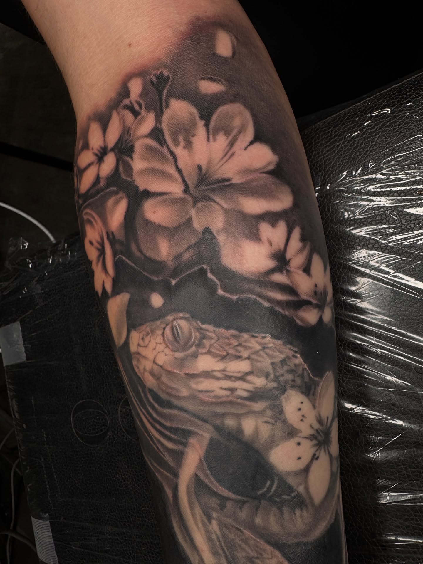 Tattoo by @cofaxtattoos — realism, black_and_grey