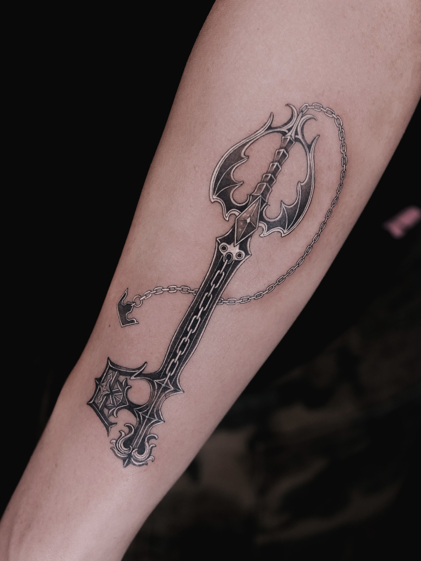 Tattoo by @pobitattoo — black_and_grey