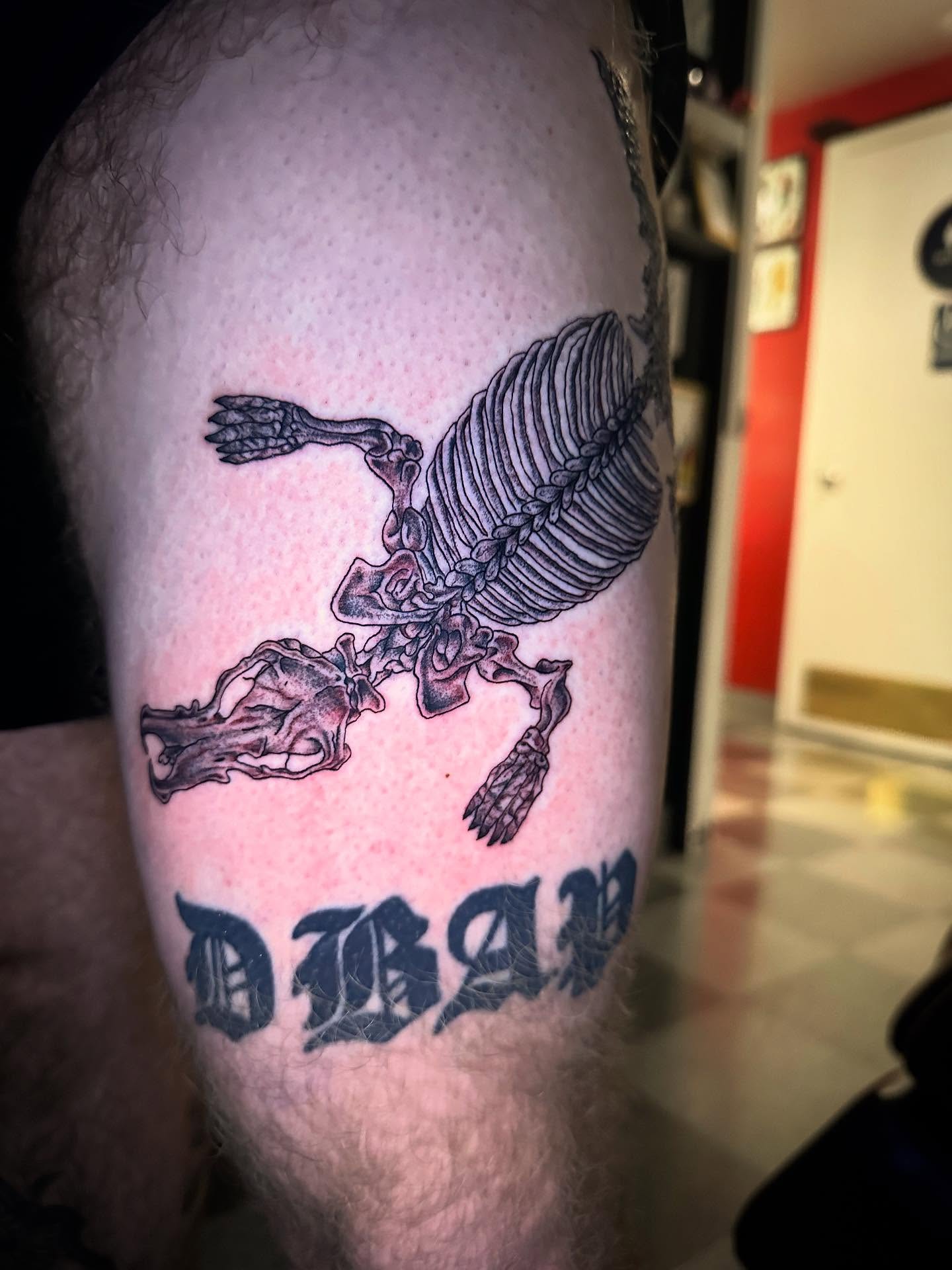 Tattoo by @_inked_ann_ — black_and_grey