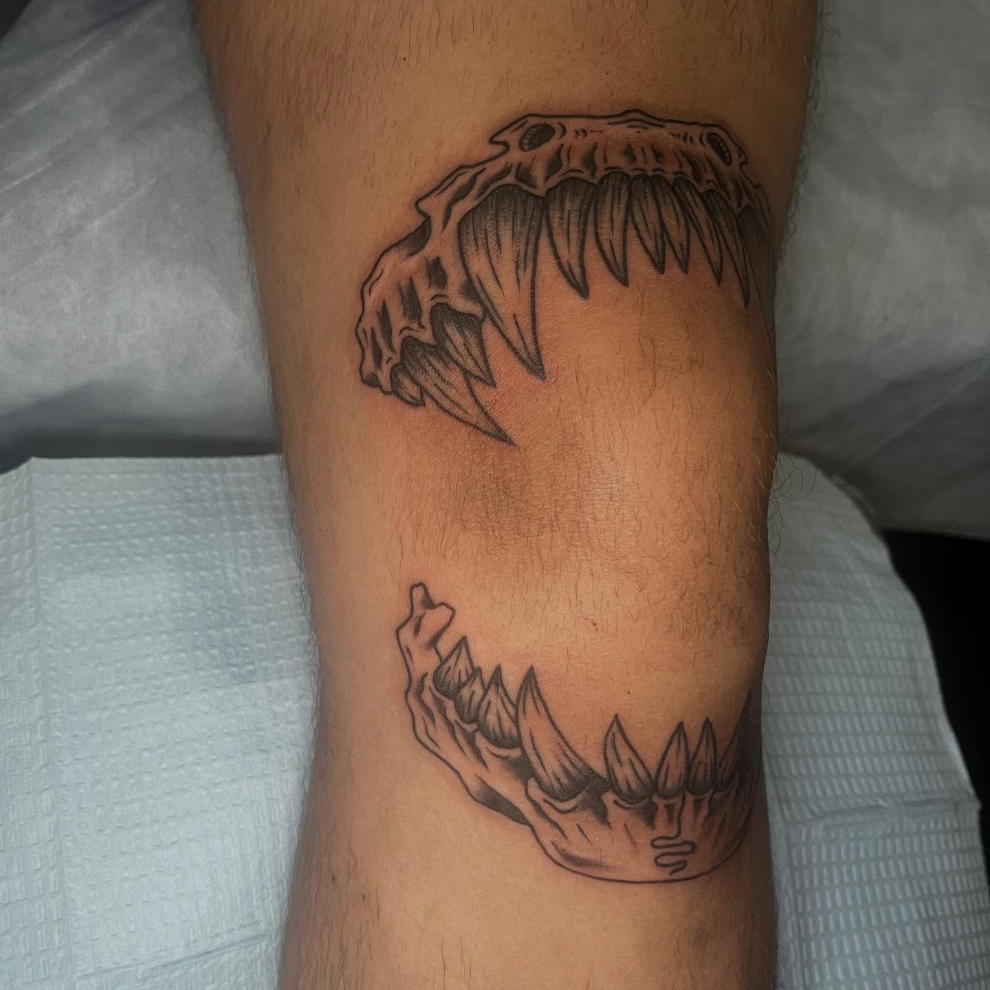 Tattoo by @bbcrla — black_and_grey