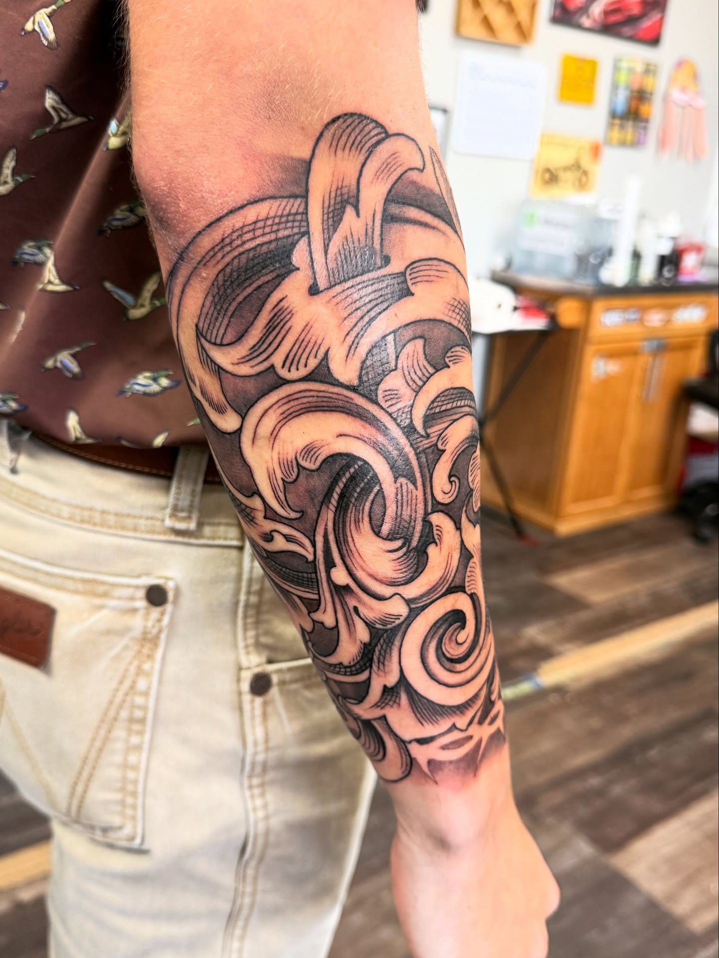 Tattoo by @candybrainink — ornamental